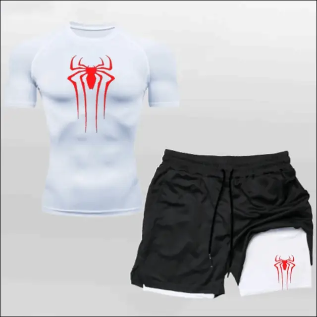 Anime Workout Gear: Shirt & Shorts - Savage Combat & Fitness