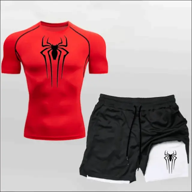 Anime Workout Gear: Shirt & Shorts - Savage Combat & Fitness
