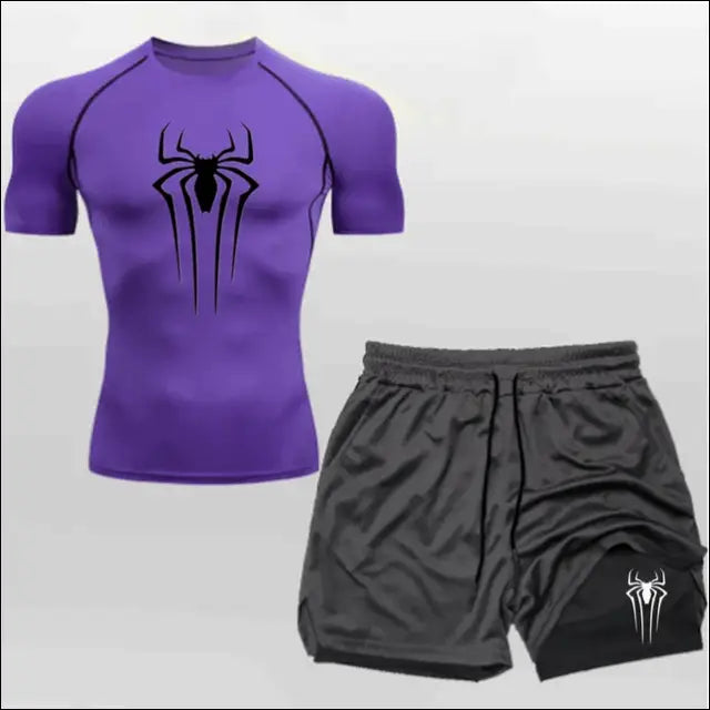 Anime Workout Gear: Shirt & Shorts - Savage Combat & Fitness