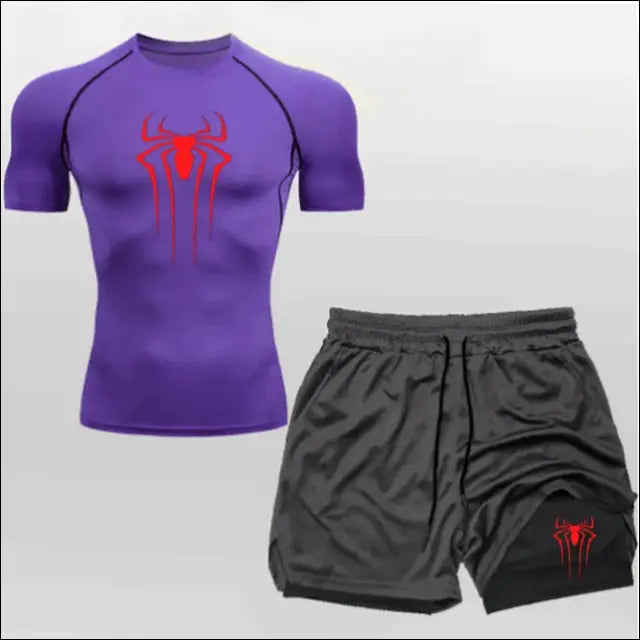 Anime Workout Gear: Shirt & Shorts - Savage Combat & Fitness