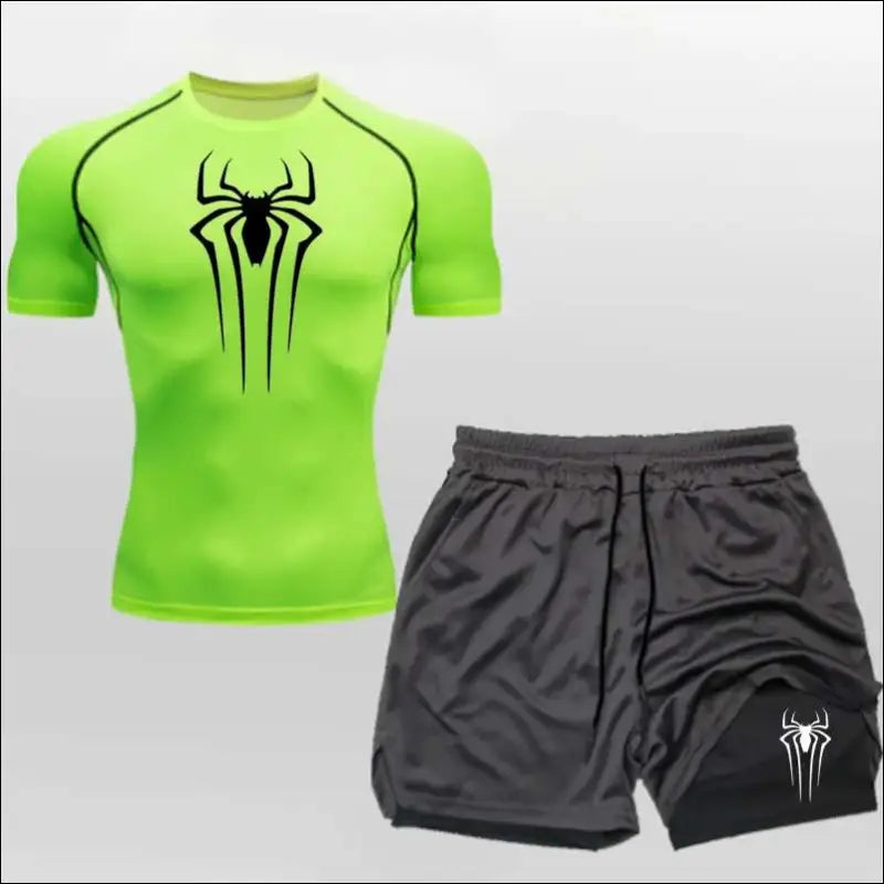 Anime Workout Gear: Shirt & Shorts - Savage Combat & Fitness