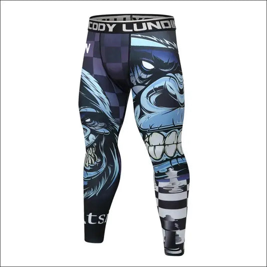 Boxing Set Compression Jersey Pants 3D orangutan Printing Rashguard KickBoxing Tight T-Shirts Trousers Muay Thai MMA