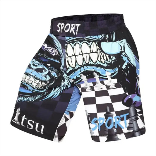 Boxing Set Compression Jersey Pants 3D orangutan Printing Rashguard KickBoxing Tight T-Shirts Trousers Muay Thai MMA