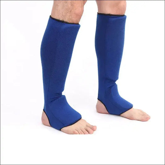 Karate Shin Instep Guards Washable MMA Leg Protectors - mma gear boxing gear
