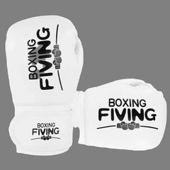 Kids Kick Boxing Gloves - 4OZ & 6OZ for MMA Karate and Muay Thai - white-black / 4oz - Kids