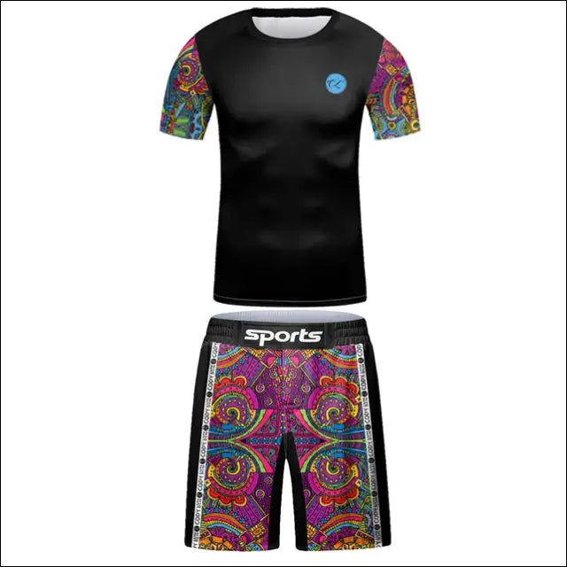 Kids Martial Arts Rash Guard Set - Jiu Jitsu, MMA, Muay Thai - Savage Combat & Fitness