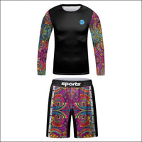 Kids Martial Arts Rash Guard Set - Jiu Jitsu, MMA, Muay Thai - Savage Combat & Fitness