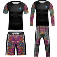 Kids Martial Arts Rash Guard Set - Jiu Jitsu, MMA, Muay Thai - Savage Combat & Fitness