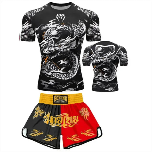 Kids’ MMA Boxing Training Set – Short Sleeve Sportswear
