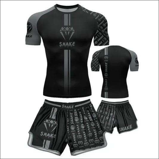 Kids’ MMA Boxing Training Set – Short Sleeve Sportswear