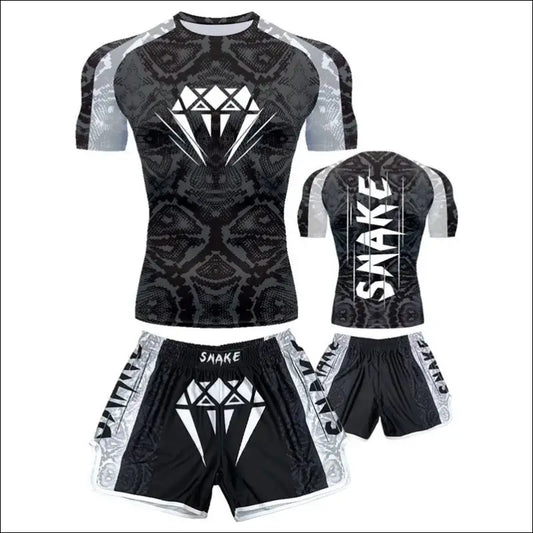 Kids’ MMA Boxing Training Set – Short Sleeve Sportswear