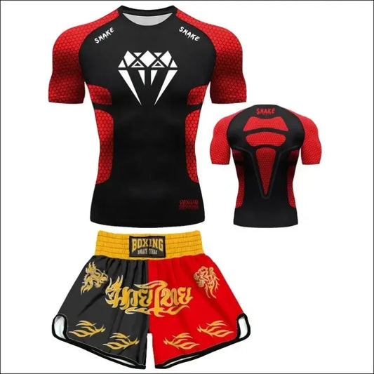 Kids’ MMA Boxing Training Set – Short Sleeve Sportswear