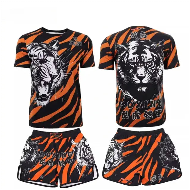 Kids’ MMA Boxing Training Set – Short Sleeve Sportswear - 9T-10T / TZ14795