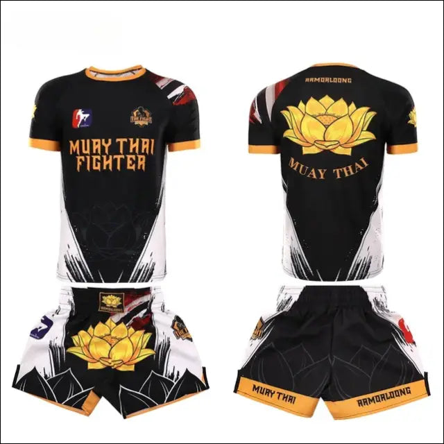 Kids’ MMA Rashguard Set – Compression Training Tracksuit - 11T-12T / TZ14759