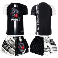 Kids’ MMA Rashguard Set – Compression Training Tracksuit