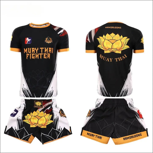 Kids’ MMA Rashguard Set – Compression Training Tracksuit