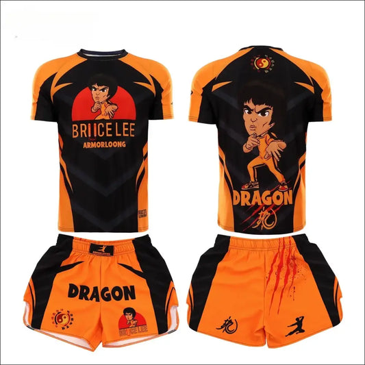 Kids’ MMA Rashguard Set – Compression Training Tracksuit