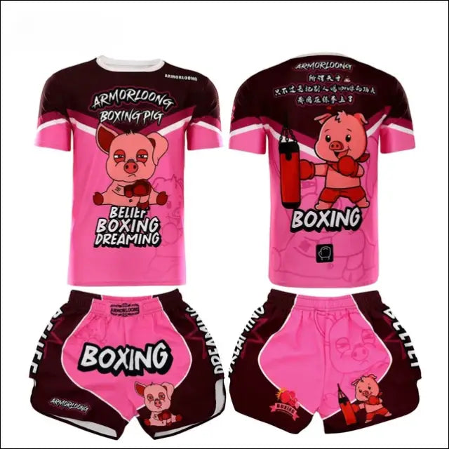 Kids’ MMA Rashguard Set – Compression Training Tracksuit - 9T-10T / TZ14763
