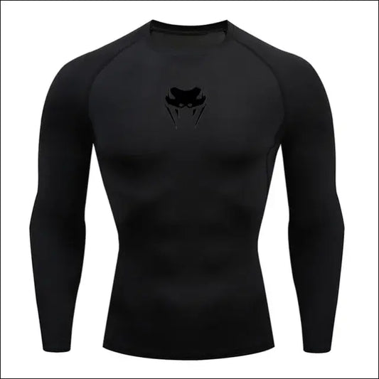 Men's Compression Shirt - Long or Short Sleeve, Gym MMA Fitness Rash Guard - Savage Combat & Fitness