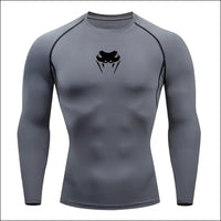 Men's Compression Shirt - Long or Short Sleeve, Gym MMA Fitness Rash Guard - Savage Combat & Fitness