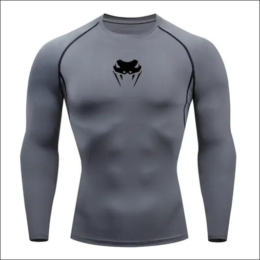 Men's Compression Shirt - Long or Short Sleeve, Gym MMA Fitness Rash Guard - Savage Combat & Fitness