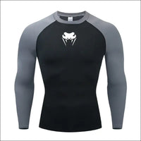 Men's Compression Shirt - Long or Short Sleeve, Gym MMA Fitness Rash Guard - Savage Combat & Fitness
