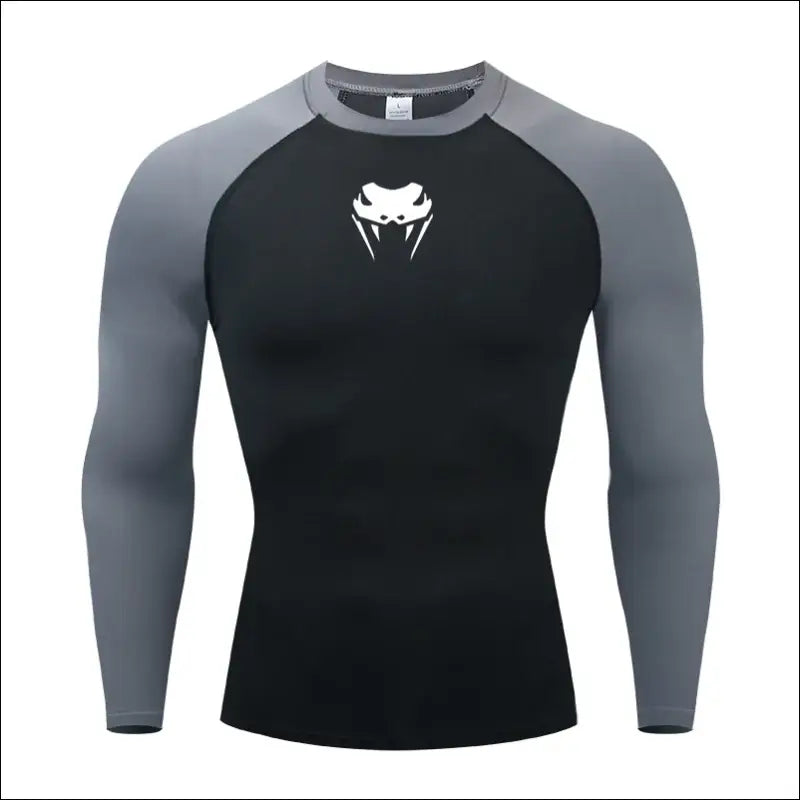 Men's Compression Shirt - Long or Short Sleeve, Gym MMA Fitness Rash Guard - Savage Combat & Fitness