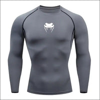 Men's Compression Shirt - Long or Short Sleeve, Gym MMA Fitness Rash Guard - Savage Combat & Fitness