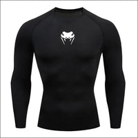 Men's Compression Shirt - Long or Short Sleeve, Gym MMA Fitness Rash Guard - Savage Combat & Fitness