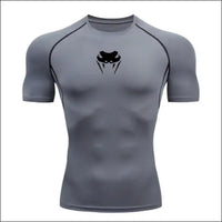 Men's Compression Shirt - Long or Short Sleeve, Gym MMA Fitness Rash Guard - Savage Combat & Fitness