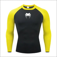 Men's Compression Shirt - Long or Short Sleeve, Gym MMA Fitness Rash Guard - Savage Combat & Fitness