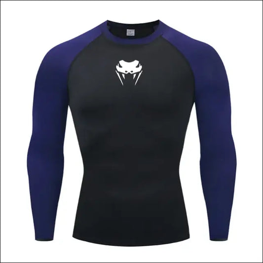 Men's Compression Shirt - Long or Short Sleeve, Gym MMA Fitness Rash Guard - Savage Combat & Fitness