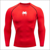 Men's Compression Shirt - Long or Short Sleeve, Gym MMA Fitness Rash Guard - Savage Combat & Fitness