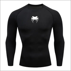 Men's Compression Shirt - Long or Short Sleeve, Gym MMA Fitness Rash Guard - Savage Combat & Fitness