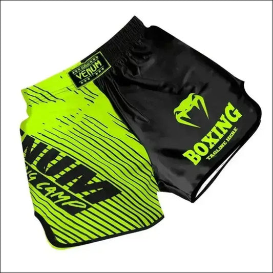 Men’s MMA Boxing Combat Shorts - Plus Size S-4XL - 4XL / A1 - mens shorts