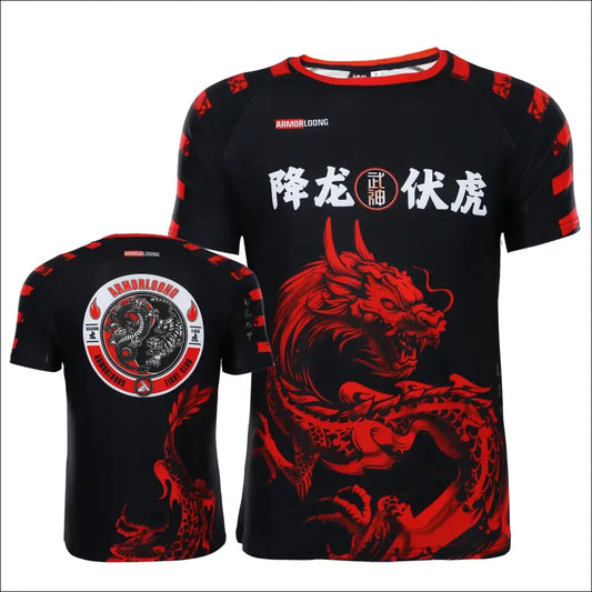 Men’s MMA Rashguard Training Set – Breathable Compression Gear - Shirt Only / S