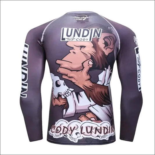 Men’s Rash Guard MMA Training Set – Quick-Dry T-shirt & Pants