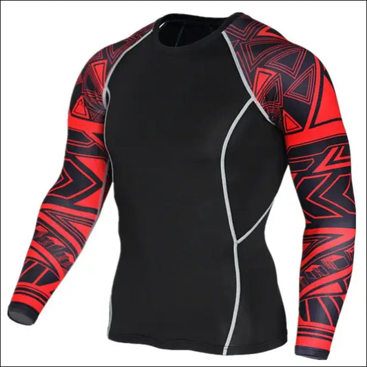 Men's Sports T-Shirt - Long Sleeve, Quick Dry - Savage Combat & Fitness