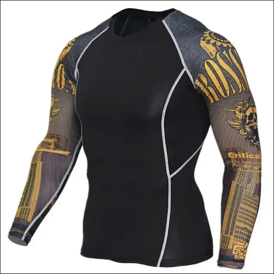 Men's Sports T-Shirt - Long Sleeve, Quick Dry - Savage Combat & Fitness