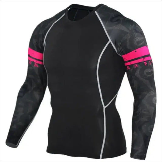 Men's Sports T-Shirt - Long Sleeve, Quick Dry - Savage Combat & Fitness