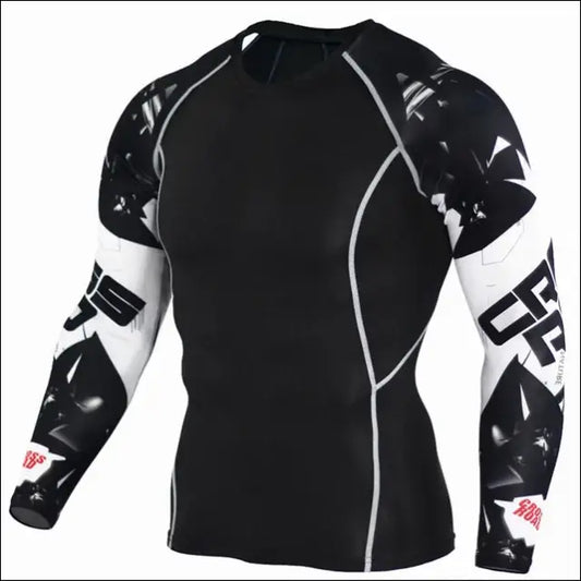 Men's Sports T-Shirt - Long Sleeve, Quick Dry - Savage Combat & Fitness