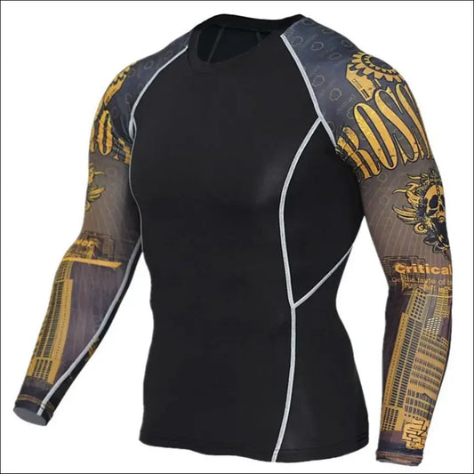 Men's Sports T-Shirt - Long Sleeve, Quick Dry - Savage Combat & Fitness