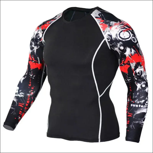 Men's Sports T-Shirt - Long Sleeve, Quick Dry - Savage Combat & Fitness