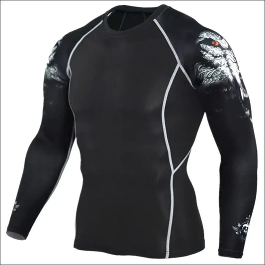 Men's Sports T-Shirt - Long Sleeve, Quick Dry - Savage Combat & Fitness