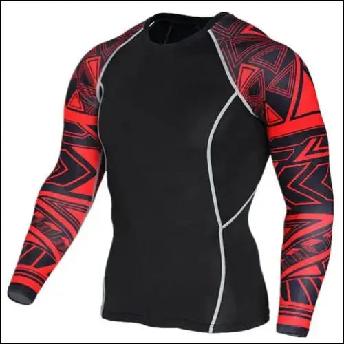 Men’s Wolf 3D Printed Compression Shirt - TC120 / S - mens mma