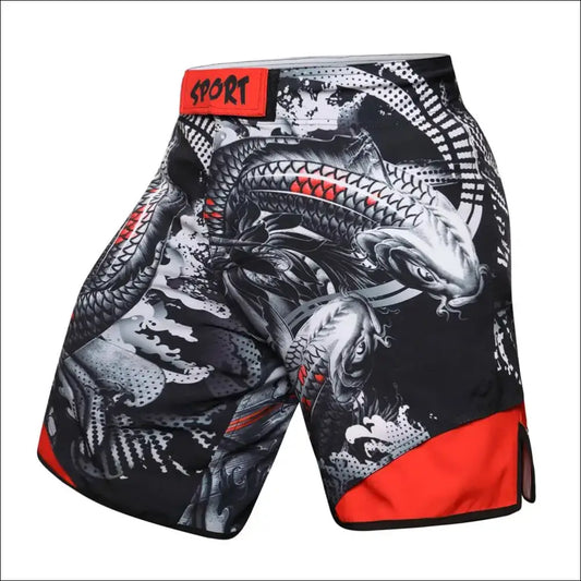 MMA BJJ Rashguard Set – Compression T-Shirt & Pants - 3 / Asian size M