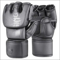 MMA Half-Finger Gloves - Men & Women - XB All Black / M