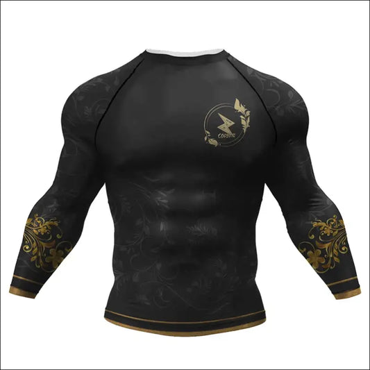 MMA Jiu Jitsu Rashguard Set – T-Shirt & Pants for Combat Sports - F / M