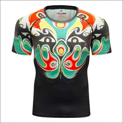 MMA Rashguard Jiu Jitsu T-shirt for Men - Compression, Quick Dry, Gym Running Sport Tops - Savage Combat & Fitness
