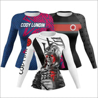 3D Printed Comics MMA T-Shirt - Women's Compression Long Sleeve BJJ Rashguard eprolo
